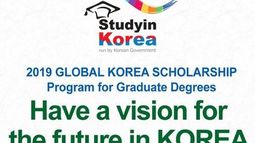 2019 Global Korea Scholarship: Stipendija Vlade Republike Koreje za postdiplomske studije (master ili doktorske)