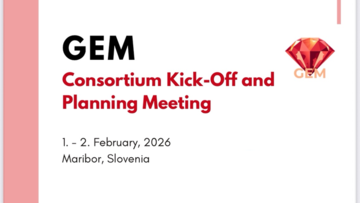 Иницијални састанак међународног пројекта ГЕМ у Марибору: Ново партнерство за политичко оснаживање младих жена