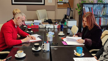 Потписан споразум о сарадњи са Факултетом за одгојне и образовне знаности из Осијека